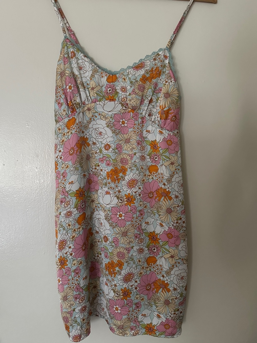 Princess Polly Pink & Orange Floral Slip